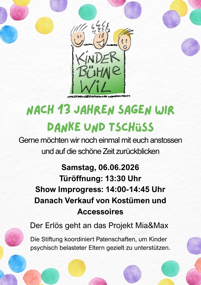 Wir sagen tschüss